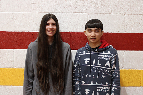 Lorelei and Walter-April Athletes of the Month